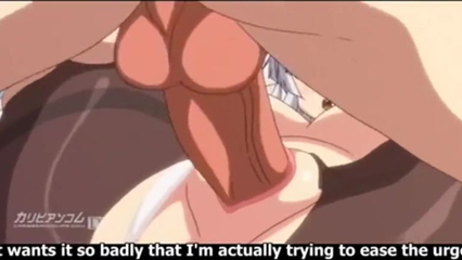 Возбудился и сунул член в киску аниме девушки с большими сиськами