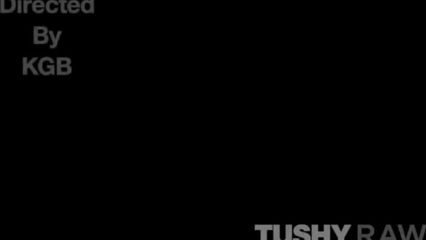 Красивая блондинка сделала минет и дала себя трахнуть в задницу